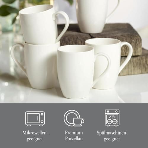 vivo - Villeroy & Boch Group vivo | Villeroy & Boch Group Basic White mug à anse, 6 pièces, EC