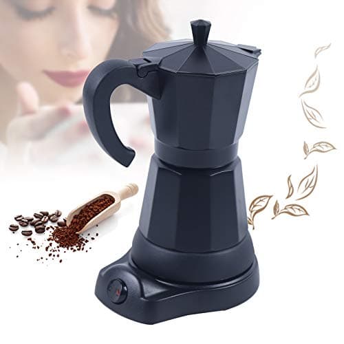 Futchoy Cafetière à moka électrique - Machine à café filtre turc - 300 ml - 480 W