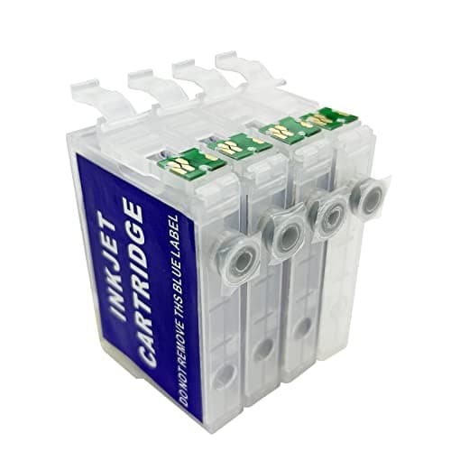 COCADEEX Cartouches d'encre Rechargeables vides 604XL compatibles avec XP-2200 XP-2205 XP-3200 XP-3205 XP-4200 XP-4205 WF-2935 WF-2930 WF-2910 WF-2950, avec Puce jetable (1 lot 604XL)