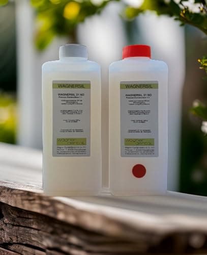 Wagnersil 21 No (2 kg) Silicone de duplication de qualité supérieure, rapport de mélange 1:1, caoutchouc de silicone, pour la fabrication de moules en silicone avec résine époxy, plâtre, cire, etc