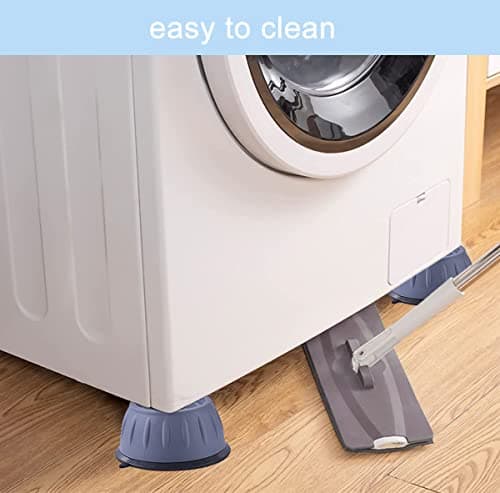 Nutabevr 4 Pièces Pied Anti Vibration Machine a Laver, Amortisseurs lave linge,Pied Machine a Laver,Tampons À Pied Machine À Laver Pour Machines à Laver SéChoirs Et Meubles,Réfrigérateur,Gray