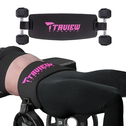 Hip Thrust Belt, Booty Belt für Hip Thrust, Hip Belt Pad für Glute Bridge Butt Workout mit Hanteln Kettlebells für Lunges Reverse Squat