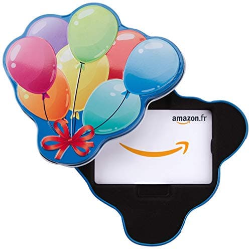 Carte cadeau Amazon.fr - Dans un coffret Ballons d'anniversaire