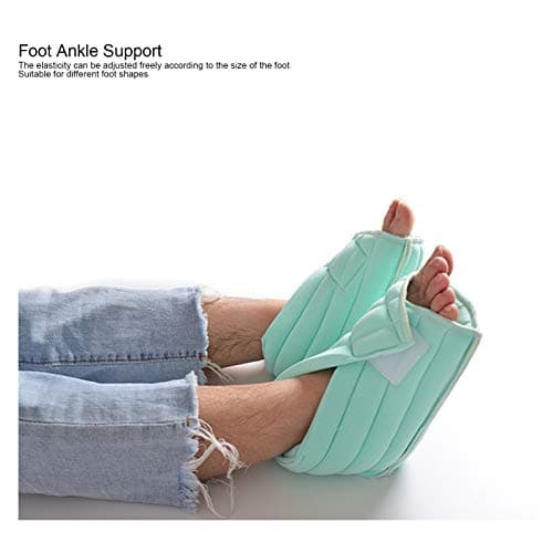 Protecteur de Coussin de Protecteur de cheville Protecteurs d'oreiller pour les escarres et garder au chaud Couverture de correction des pieds âgés(vert)