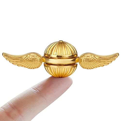 Golden Snitch Fidget Hand Spinner pour enfants et adultes - Cool Magic Wizardly World Orb Ball Finger Toys Fidgets - Meilleur cadeau pour l'anxiété sensorielle Soulagement du stress TDAH, jouets de