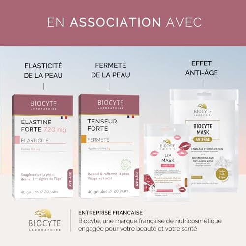 BIOCYTE Collagen Boost Vegan - Goût Mangue - Complément Alimentaire Densité et Fermeté de la Peau, Anti-Rides - Protéine de Pois, Acides aminés, Acide Hyaluronique, Vitamine C - 260g - 28 jours