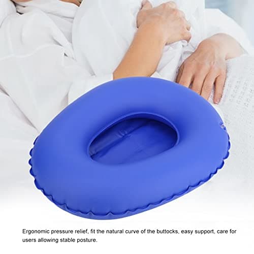 Pwshymi Urinoir de Toilette Anti-escarres de Lit Gonflable Médicinal pour les Personnes âgées Alitées pour les Personnes âgées Alitées