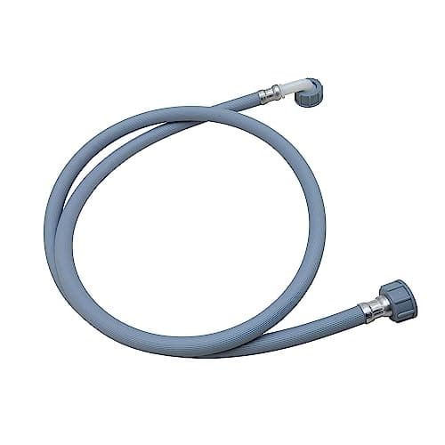 Lichtblau Tuyau d'arrivée d'eau Lave-linge Lave-vaisselle 2964 Raccordement longueur 1,5m I 3/4" coudé/droit avec joint I Tuyau d'arrivée d'eau usage universel Indépendant du fabricant