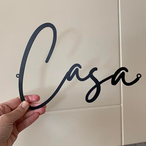 Mots en métal découpés au laser, Plaque en métal pour décoration murale, la maison et la cuisine, Prénom personnalisé mural, Plaque de nom de porte chambre, Lettres porte enfant, fille, garçon, bébé
