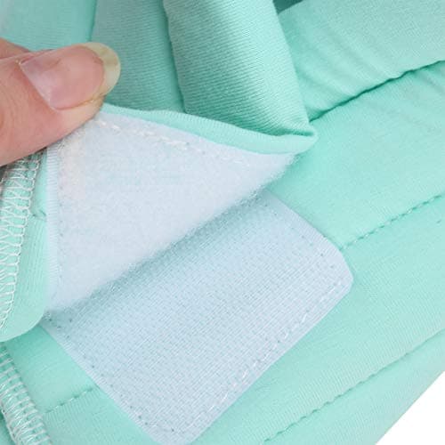 Protecteur de Coussin de Protecteur de cheville Protecteurs d'oreiller pour les escarres et garder au chaud Couverture de correction des pieds âgés(vert)