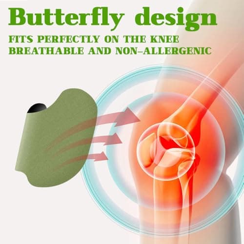 FENGQ 80 Patch anti douleur genoux, Patch Chauffant, Patch Anti-Douleur, patch anti inflammatoire, Patchs de Soulagement de la Douleur Pour Douleurs au Cou,Epaules, Courbatures, Articulations