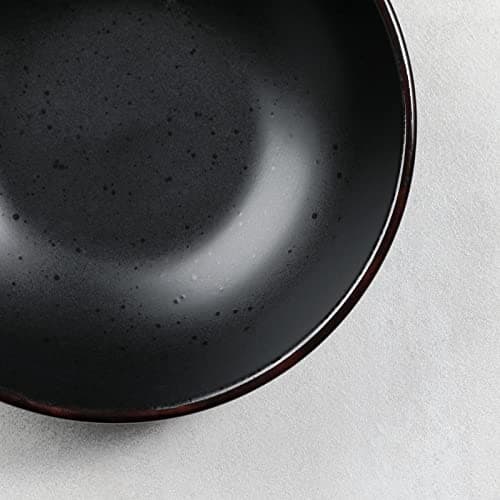 vancasso, Série Moda, Assiette Creuse en Céramique, Assiette à Soupe Saladier - 4 Pièces