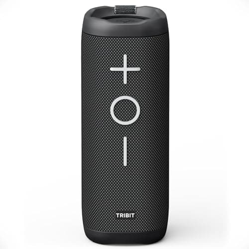TRIBIT StormBox 2 Haut-parleur Bluetooth avec 34W 360° Son Surround, Technologie XBass, 24H d'autonomie, Étanchéité IPX7, Bluetooth 5.3, Association TWS Haut-parleur portable sans fil pour l'extérieur