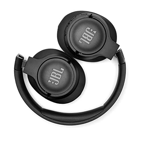 JBL Tune710BT – Casque audio circum-auriculaire sans fil – Son JBL Pure Bass – Autonomie de batterie de 50h – Appels mains-libres et commande vocale – Noir