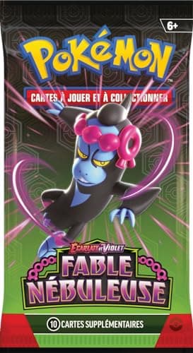 JCC Pokémon : Collection Illustration Écarlate et Violet – Fable Nébuleuse – Scalpereur (1 Carte Promo Brillante entièrement illustrée, 2 Cartes Brillantes et 4 boosters)