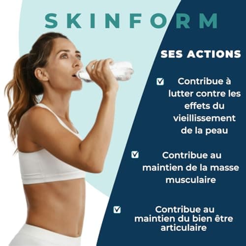 INOLAB Collagène Marin 2000 Da | 45 Doses de 5 g/jour | Collagène Français Breveté Naticol | Acide Hyaluronique + Acérola Bio | Arôme Naturel Café | Peau Élastique Hydratée & Articulations