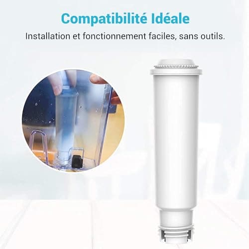 AQUACREST Filtre à Café de Remplacement pour Melitta®, Krups® F088, Nivona® Cartouche Filtrante, pour Nivona® CafeRomatica, Melitta® Barista,Bosch, AEG, Certifié TÜV SÜD (4)