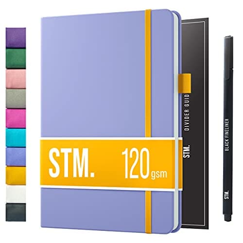 Scribbles That Matter B5 Bullet Dotted Journal + Stylo gratuit! Ton carnet B5 pointillés Couverture rigide 120 g/m2, 200 papier épais résistant aux saignements pour le travail (7 x 10) pouces