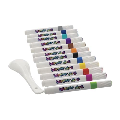 Water Art - Donnez Vie à Vos Dessins grâce à ce kit Water Art - Dessinez et trempez la Figurine - Kit Water Art avec Autocollants - Loisirs et Créatifs - A partir de 3 Ans