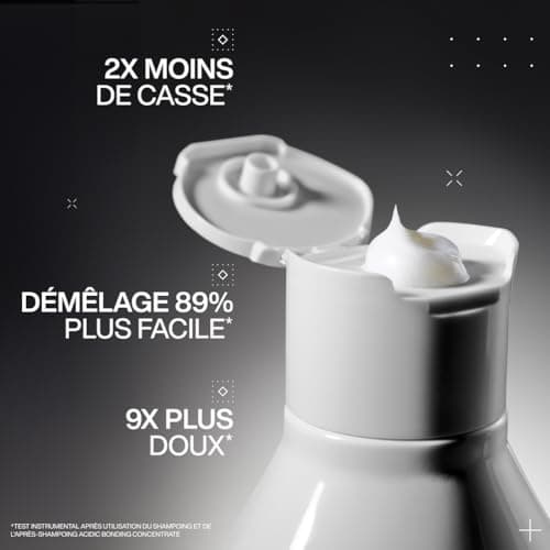 REDKEN - Après-Shampoing Réparation Profonde pour Cheveux Très Abîmés & Secs - Transformation Capillaire Immédiate - Complexe de Soin Bonding À L’Acide Citrique - Acidic Bonding Concentrate - 300ml