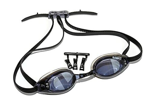 SPORTS WORLD VISION Lunettes De Natation Optiques Verres Mixtes Noir Adulte Gauche/Droite