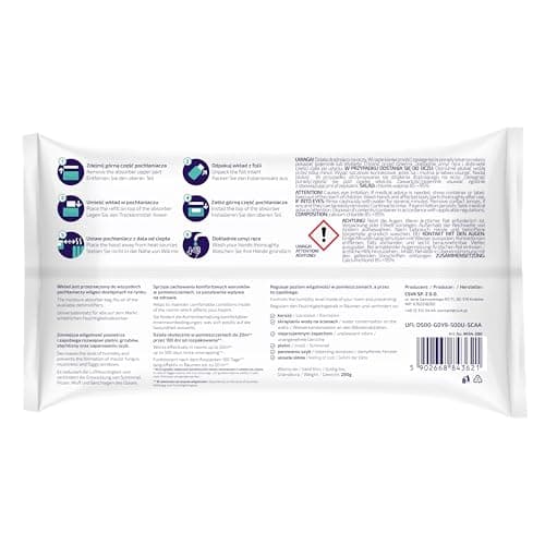 Aquafloow 6x Sachets de Granulés pour Déshumidificateur 280 g, Contrôle des Moisissures pour Pièces de 20 m2 | Recharges Ultra-Absorbantes
