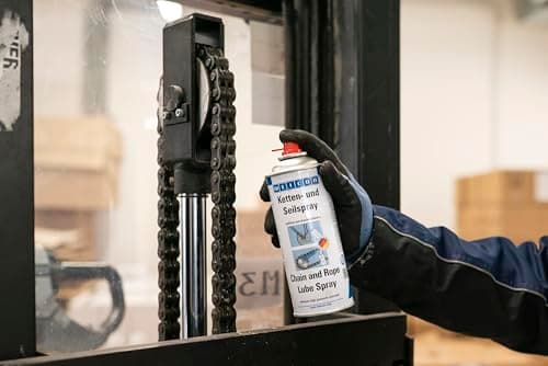 WEICON Spray Lubrifiant pour Chaînes et Câbles 400 ml de lubrifiant adhésif incolore résistant à la pression