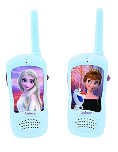 Lexibook Reine des neiges Talkies-Walkies, Jeu de Communication pour Enfant, Clip Ceinture, à Piles, TW11FZ, Multicolore