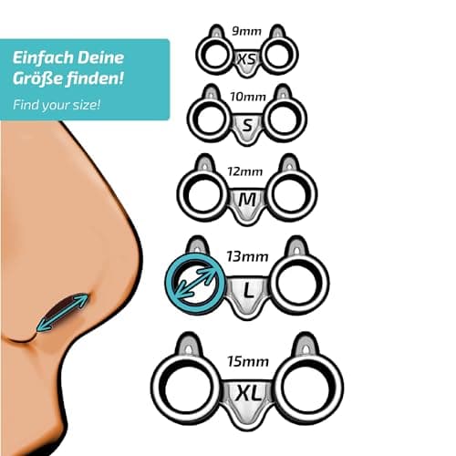 NASIVENT PREMIUM dispositif anti-ronflement - (Set de démarrage) - amélioration de la respiration nasale - écarteur de nez - Unique en son genre grâce à des chevilles de retenue innovantes