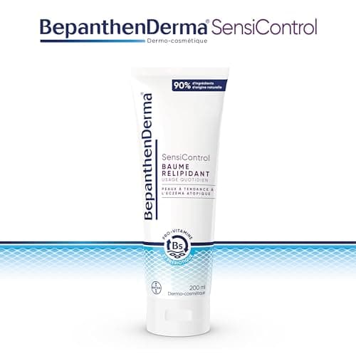 BepanthenSensicalm® Crème anti-démangeaison - Dispositif médical - Eczéma atopique -50g + BepanthenDerma® SensiControl Baume relipidant - Dermo-cosmétique - Hydratation & Anti-grattage- 200ml