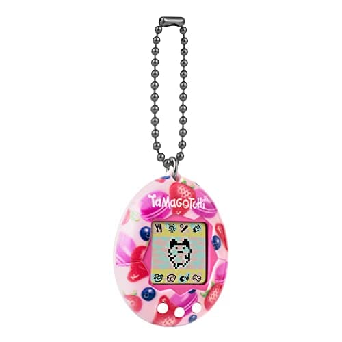 Bandai - Tamagotchi - Tamagotchi Original - Berry Delicious - Animal électronique virtuel avec écran Couleur, 3 Boutons et Jeux - Jouet Animal interactif en Français - Jouet Enfant 8 Ans et + - 42971