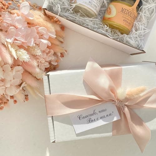 Ruban de Satin Rose Champagne 25mm x 22 Mètres, Rubans en Tissu pour Cadeau Emballage, Bouquets de Fleurs, Anniversaire Artisanat, Décoration de fête de Mariage