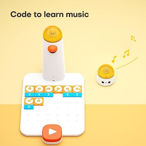 MatataStudio Coding Set Pro Jouet Robot Programmable pour Enfants de 4+ Robot de Codage Électronique Kit Robotique DIY pour Débutant Apprenez Programmation avec Jeux Jouet Éducatif Cadeaux de Rentrée