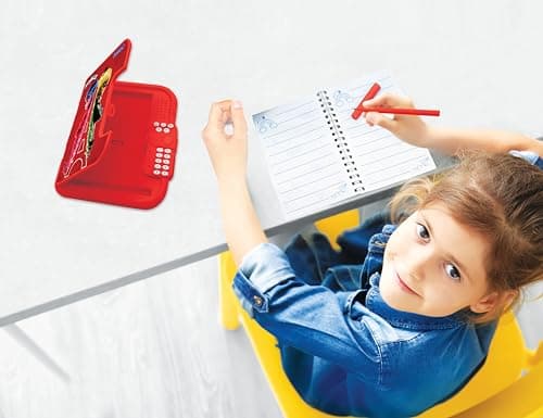 Lexibook Journal Intime électronique Miraculous avec Stylo et carnet Inclus, interactif, Mot de Passe, Fonctions Amusantes, Effets sonores, Rouge, SD50MI