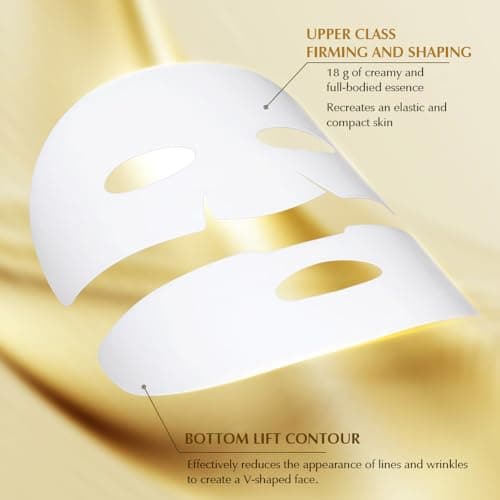 WAWJ Bio-Collagen Real Deep Mask, Bio Collagen Face Mask Overnight, Bio-Collagen Real Deep Mask, Film de collagène Hydratant Masque anti-rides Réduire les ridules(6 pcs)