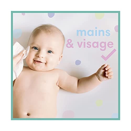 Pampers Fresh Clean, 1200 Lingettes pour Bébé (15x80), Sans Alcool, Aussi Pour Les Mains Et Le Visage