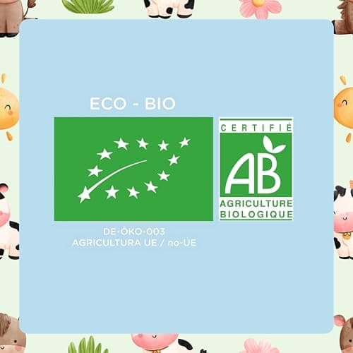 Hero Solo BIO - Snack Biscuits Animaux - pour Bébés Des 12 Mois - 100% BIO et Naturels, Sans Huile de Palme - Lot de 5 X 100 g