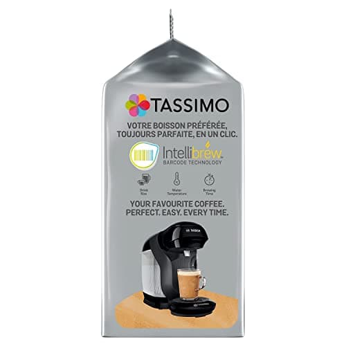 Tassimo, 105 Dosettes Café au Lait, Compatibles avec les machines TASSIMO, 105 Cafés Equilibré et onctueux, 5 packs de 21 dosettes (L'emballage peut varier)