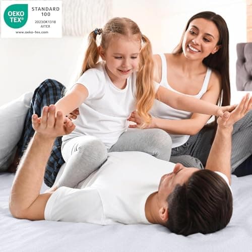 Utopia Bedding Protège Matelas 160 x 200 x 30 cm Imperméable, Certifié Oeko TEX, Alèse Drap Housse, Matelas Couvre, Respirant, Élastique Tout Autour
