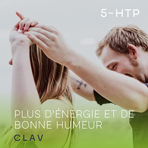 Griffonia 5HTP Complexe - Extra Fort avec 100mg pur 5 HTP per Gelule + Vitamin B6-120 Nootropic Capsules - Diminue Stress & Anxiété - Extrait de Graines de Griffonia Simplicifolia