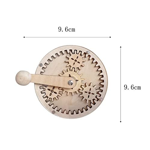 Amagogo Montessori Planche Occupée Accessoires de Bricolage Jeu de Intérieur à Manivelle pour Enfants