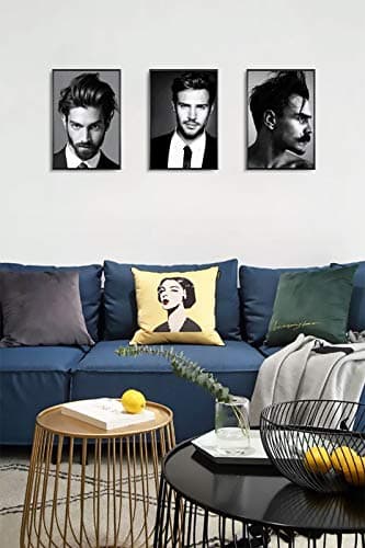 YEEPHAN Cadres pour photos A3,cadres pour certificats,cadres pour posters - Cadres pour photos en métal aluminium noir 29,7x42 cm avec façade en Plastic glass pour montage mural,lot de 3 noirs