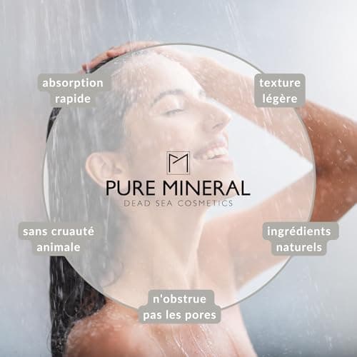 PURE MINERAL - Masque Capillaire à la Boue de la Mer Morte - 350ml | Le masque à la boue de la Mer Morte nourrit les longueurs et laisse les cheveux plus doux, souples et brillants.