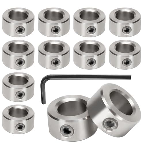 12pcs Jauge de Profondeur pour Forets 8mm Foret Profondeur Butée T8 Anneau Positionneur pour un Assemblage Précis à l'aide de Chevilles (8mm)