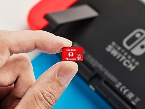 SanDisk 128 Go, microSDXC, USH-I Carte, pour les consoles Nintendo Switch, jusqu'à 100 Mo/s Produit sous licence Nintendo, UHS-I, Class 10, U3