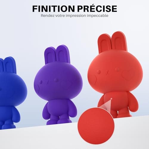 ELEGOO Filament PLA+ 1.75mm Transparente 1KG, Filament pour Imprimante 3D Précision Dimensionnelle +/- 0.02mm Bobine de Carton Filament d'Impression 3D Convient à la plupart des Imprimantes 3D FDM