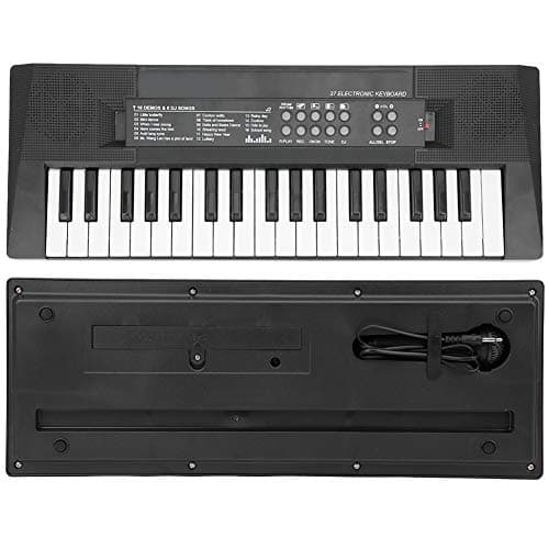 Clavier électrique Clavier musical électronique portable à 37 touches avec fonction d'enregistrement de microphone pour l'apprentissage des enfants