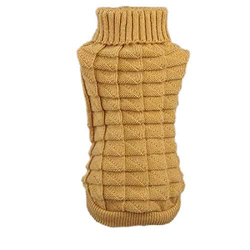 Walaka 1 Vetements Chien Petite Taille Hiver Chaud Tricot Pull à Col Roulé pour Chihuahua Femelle Male Yorkshire Bouledogue Francais Manteau Chiot Animal De Compagnie