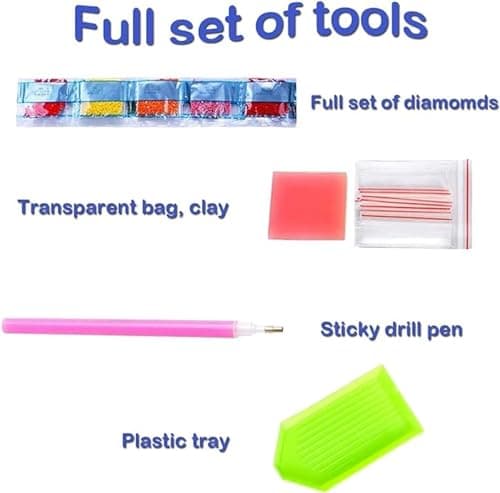 Diamond Painting Kit Broderie Diamant Personnalisé Paysagepeinture Diamant Adulte 30X40Cm Décoration Murale De La Maison
