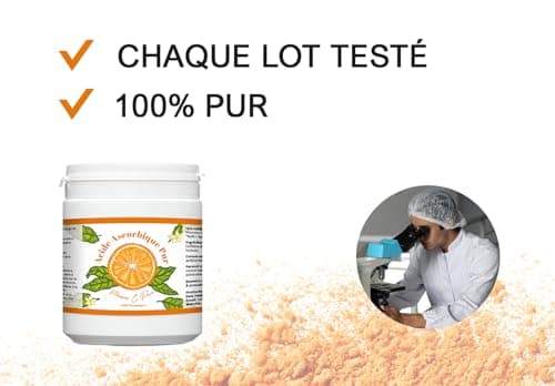 Kala Health - Vitamine C Pure 1 kg - Poudre de vitamine C - Acide ascorbique pur - Fourniture de 1000 jours x 1000 mg dosage élevé - Avec cuillère-doseuse - Végétalien - Qualité premium